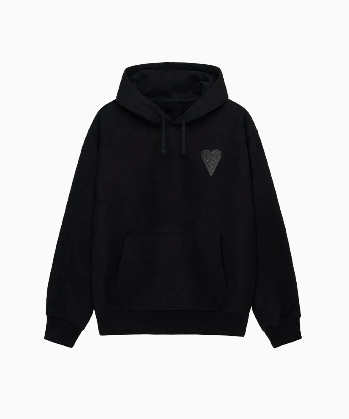 HOODIE GLITTER BLACK