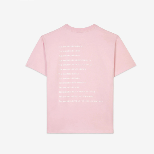 T-shirt What is avec strass rose