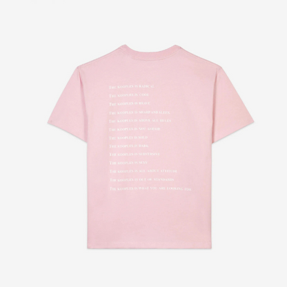 T-shirt What is avec strass rose